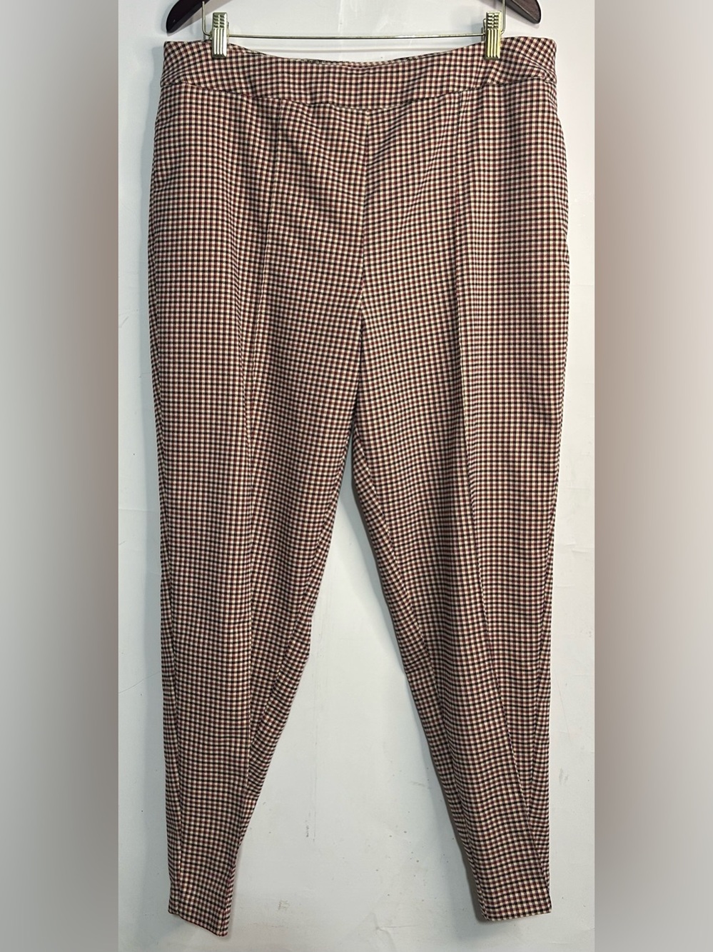 Cato Red Plaid Pull On Trousers 18W